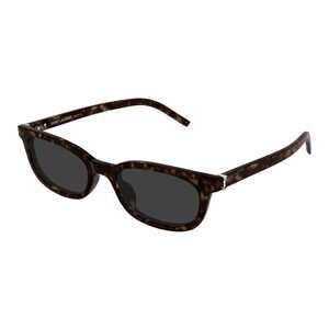NWT Yves Saint Laurent SL-M160-F Havana Grey 54mm Sunglasses